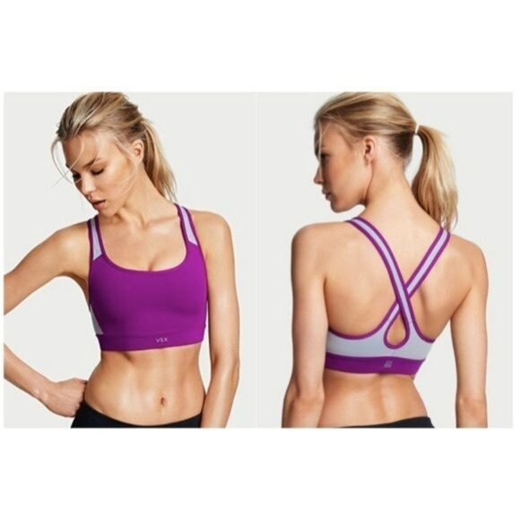 Victorias Secret VSX The Player Sports Bra Womens Small Crossback Activewear - Picture 2 of 5